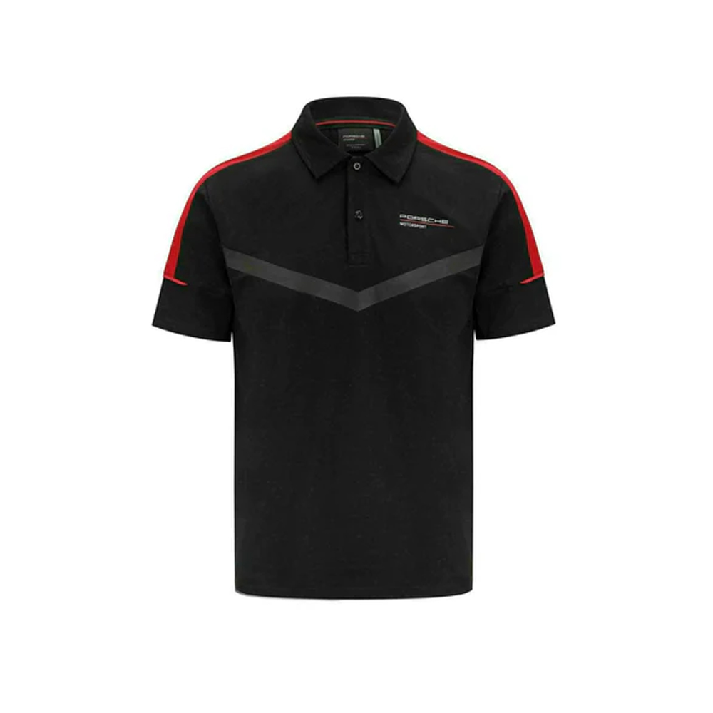 Cmc Motorsports Premium Quality Top Grade Hot Selling Por-sche Motorsport Men&#39;s Fanwear Polo Shirt Black