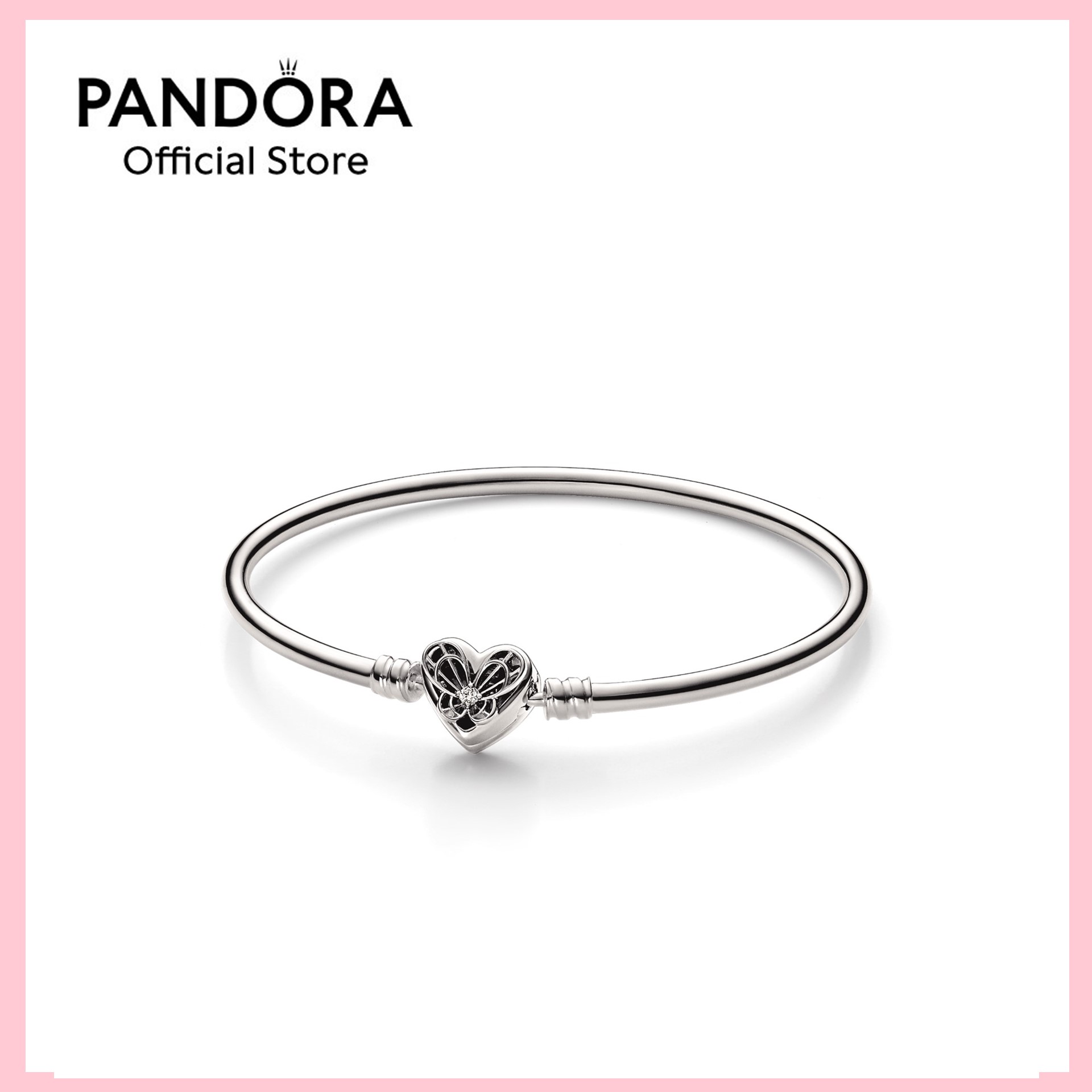 Pandora Mother's Day Exclusive - Heart & Butterfly Bangle (Not For Sale)
