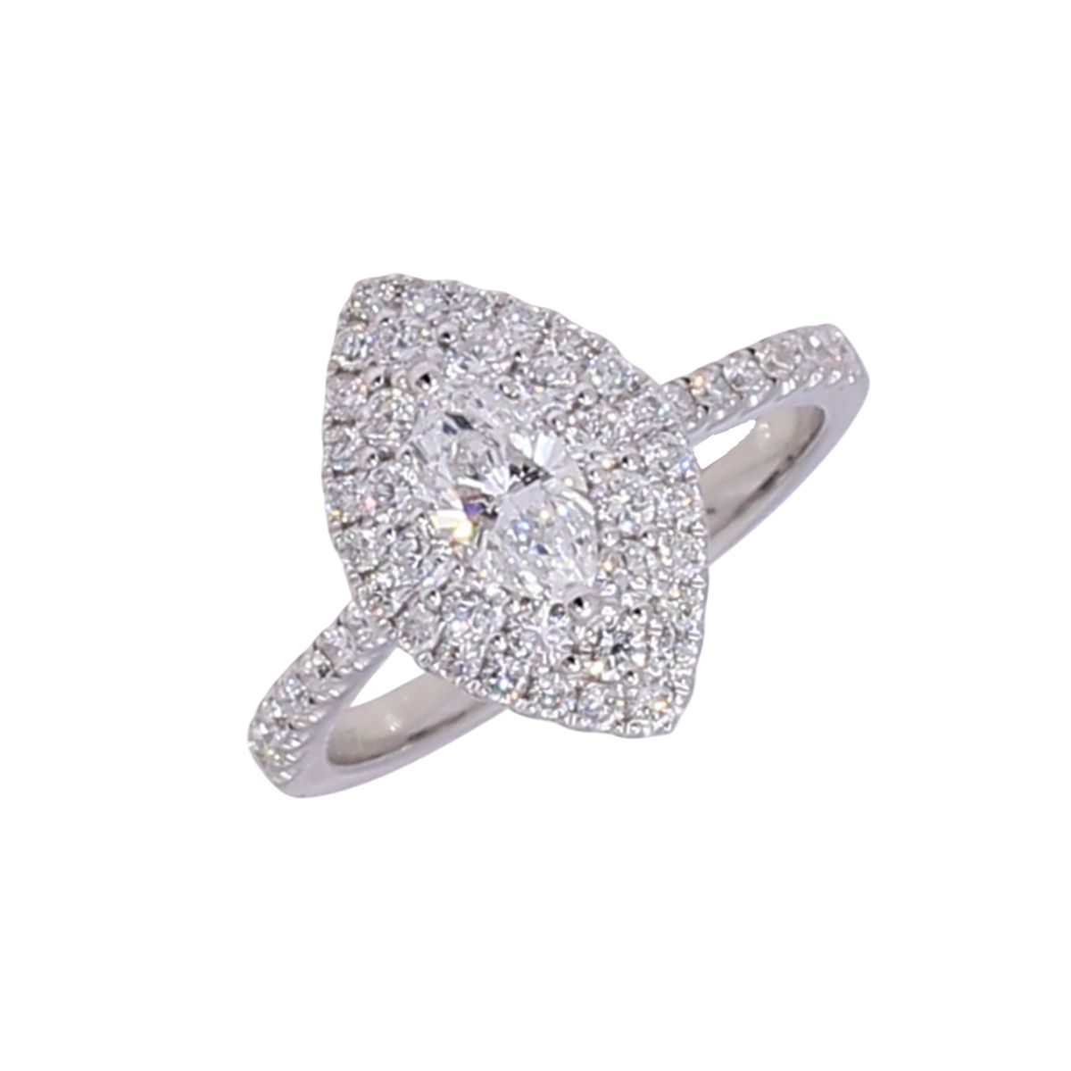TAKA Jewellery Fancy Cut Lab Grown Diamond Ring 10K